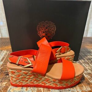 🔥 7 1/2  Vince Camuto Miapelle Wedge/Espadrille 🧡
